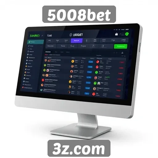 Interface do usuário do 5008bet é intuitiva